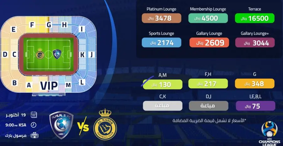 بارك سعة مرسول سعة الملاعب